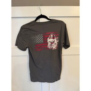 UGA Georgia Bulldog tee‎ gray size adult small